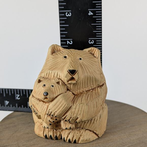 Rinconada Bear Mama Baby Cub #055 Artesania Vintage Retired Figurine Signed - Picture 8 of 8